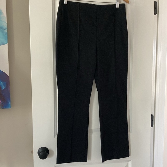 LOFT 10 High waist black ankle pants elastic waist - Picture 4 of 13